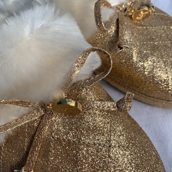MICHAEL KORS Gold Sparkly Slippers - Picture 3 of 4